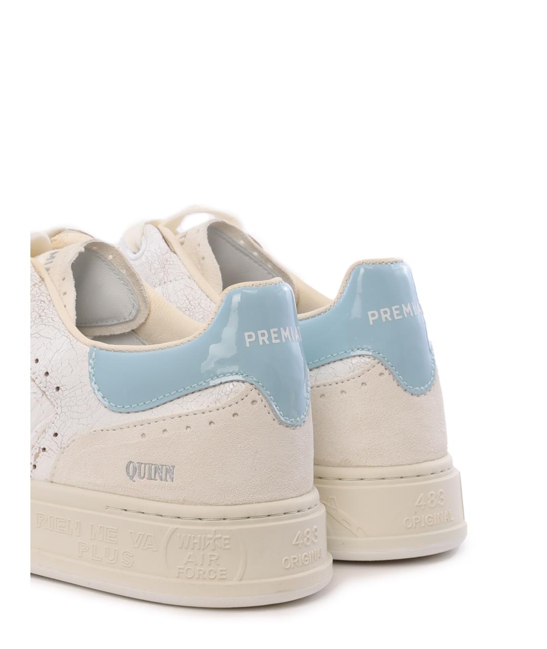 PREMIATA Бежевые кожаные кеды, фото 6