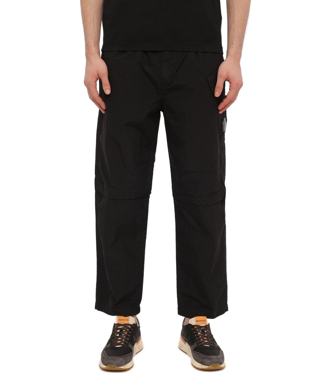 CP COMPANY Черные повседневные брюки, фото 1
