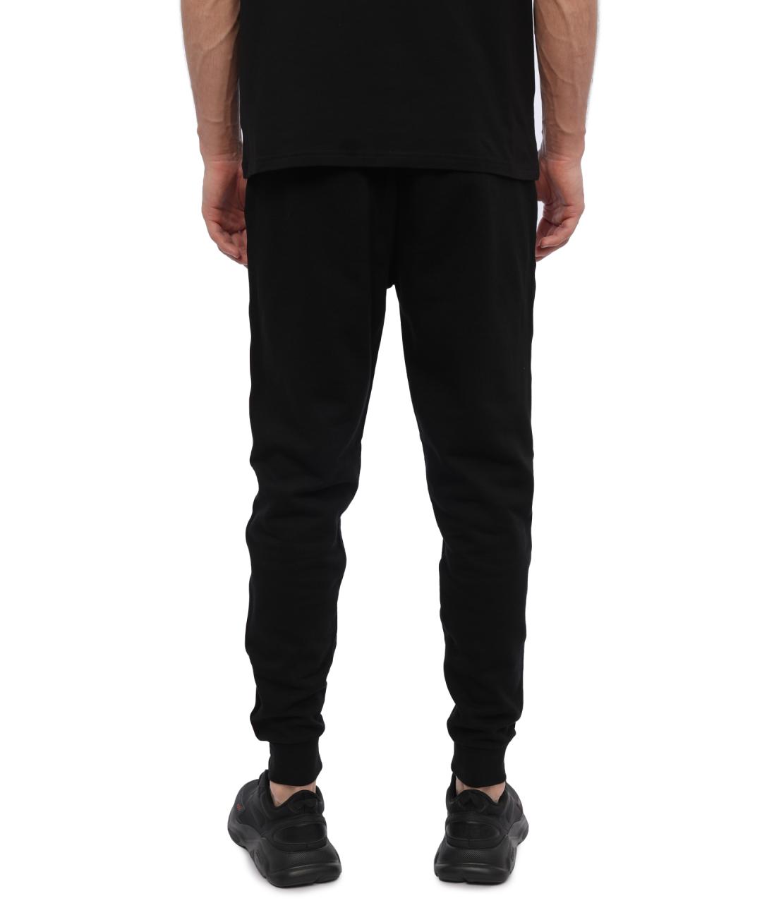 HUGO Черные хлопковые повседневные брюки, фото 4