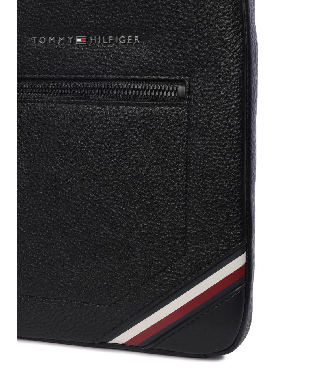 TOMMY HILFIGER Черная сумка на плечо, фото 4