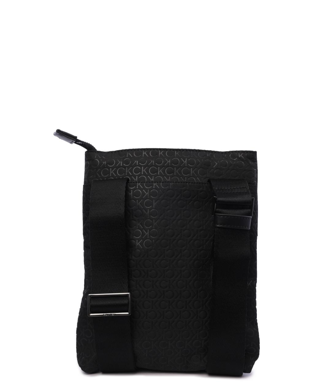 CALVIN KLEIN Черная сумка на плечо, фото 3