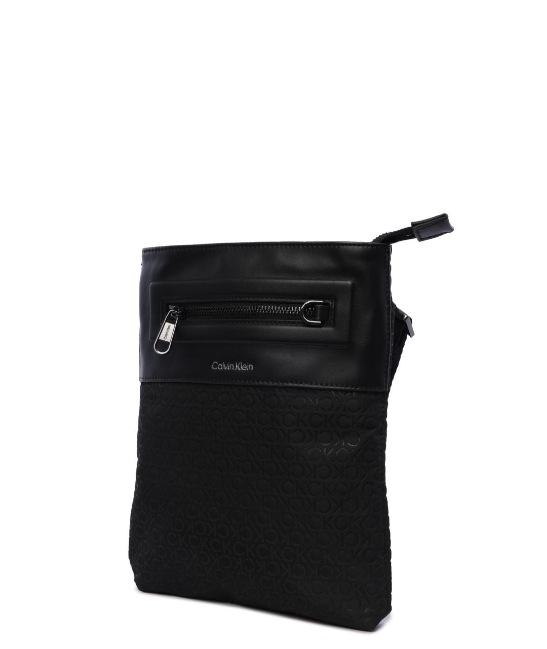 CALVIN KLEIN Черная сумка на плечо, фото 2