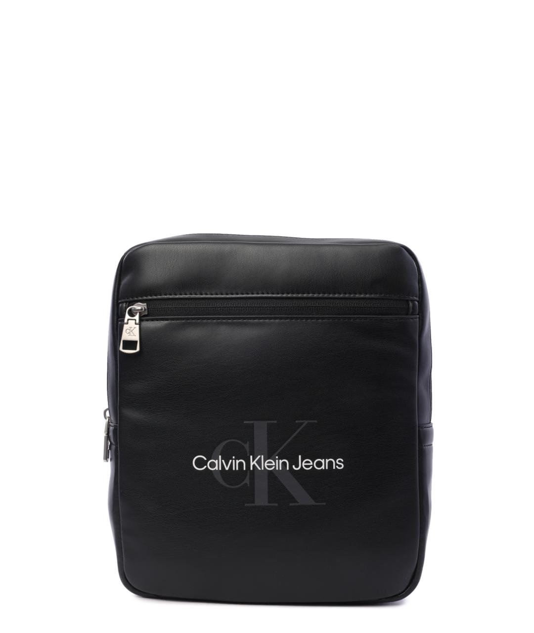 CALVIN KLEIN Черная сумка на плечо, фото 1