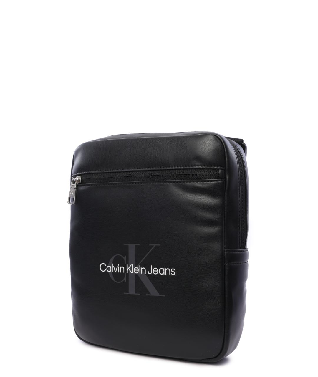 CALVIN KLEIN Черная сумка на плечо, фото 2