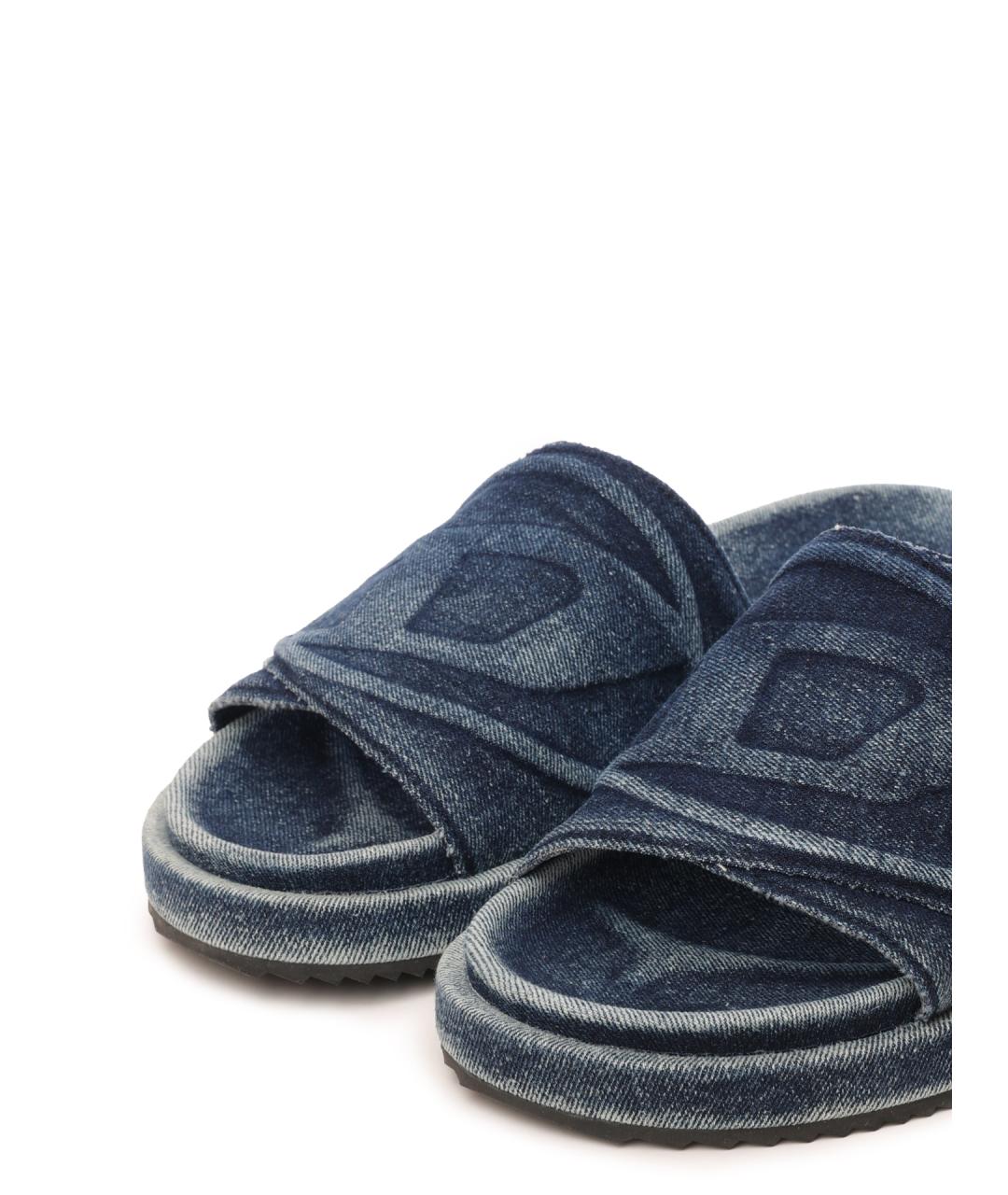 DIESEL Текстильные шлепанцы, фото 5