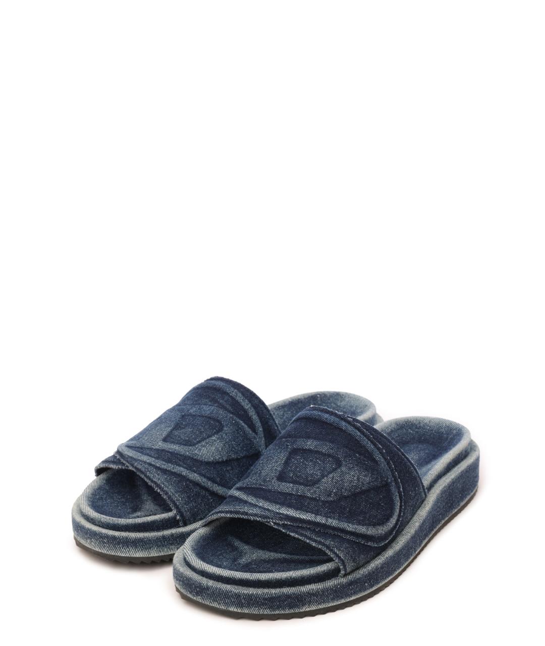 DIESEL Текстильные шлепанцы, фото 2