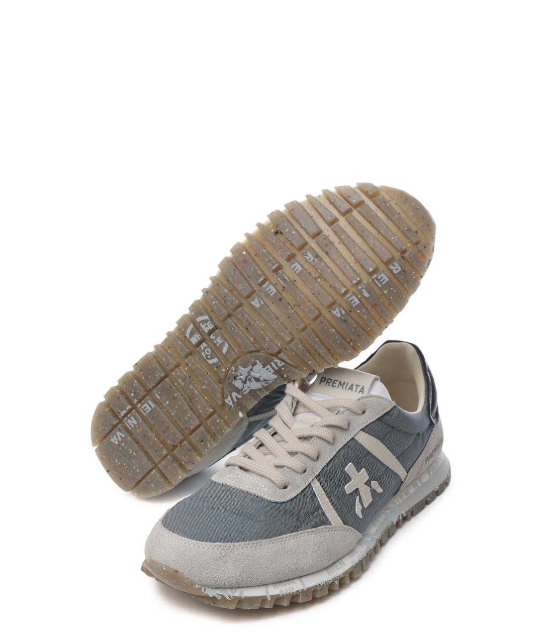 PREMIATA Серые низкие кроссовки / кеды, фото 4