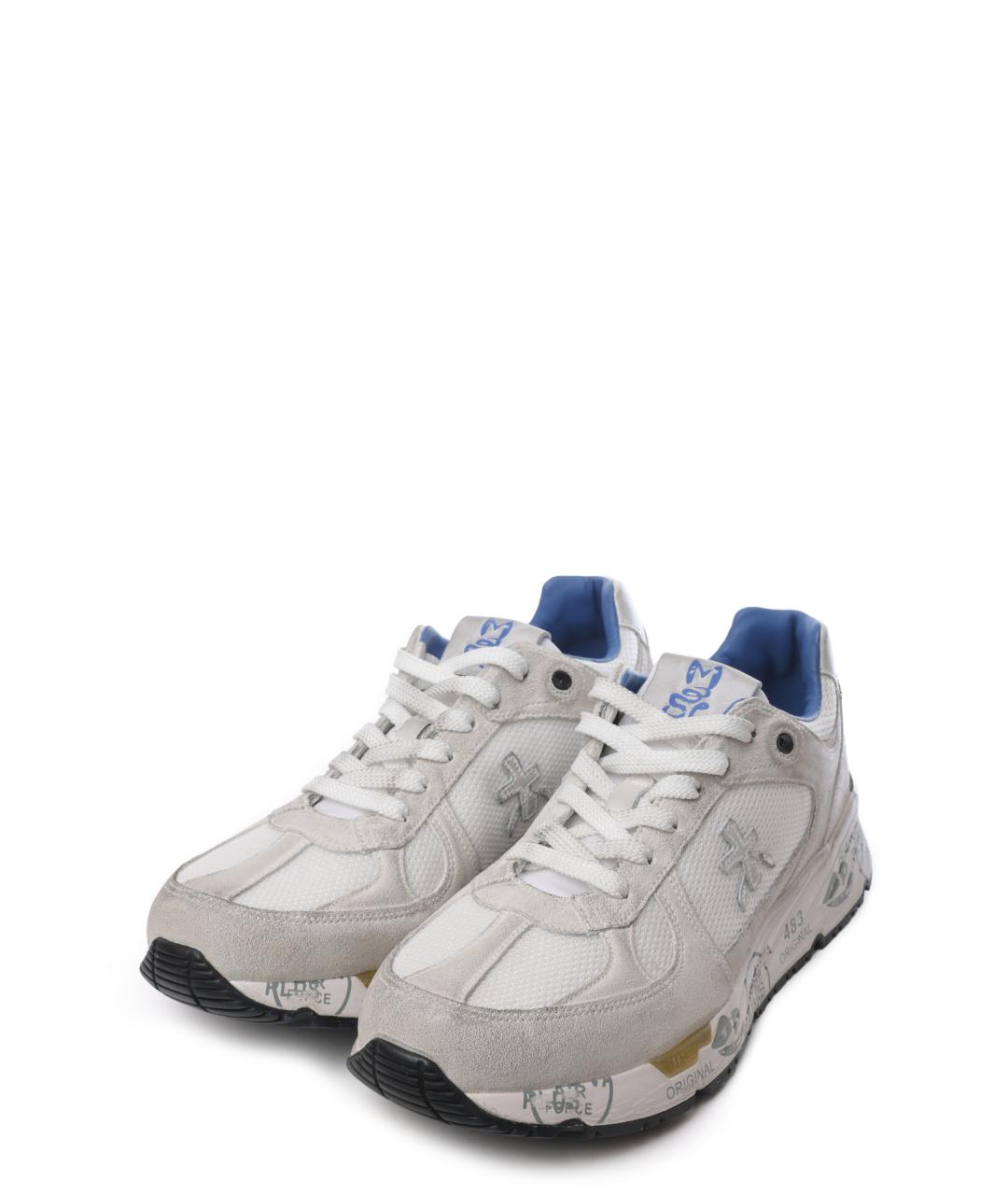 PREMIATA Серые низкие кроссовки / кеды, фото 2