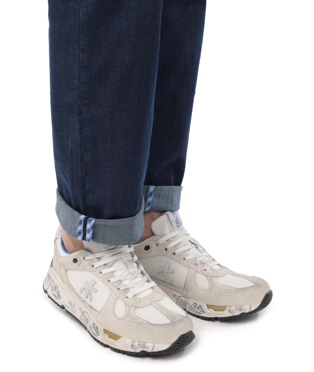 PREMIATA Серые низкие кроссовки / кеды, фото 7