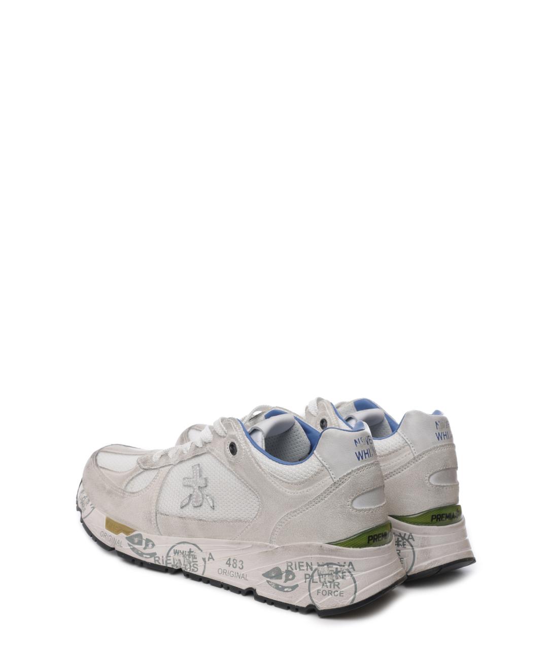 PREMIATA Серые низкие кроссовки / кеды, фото 3