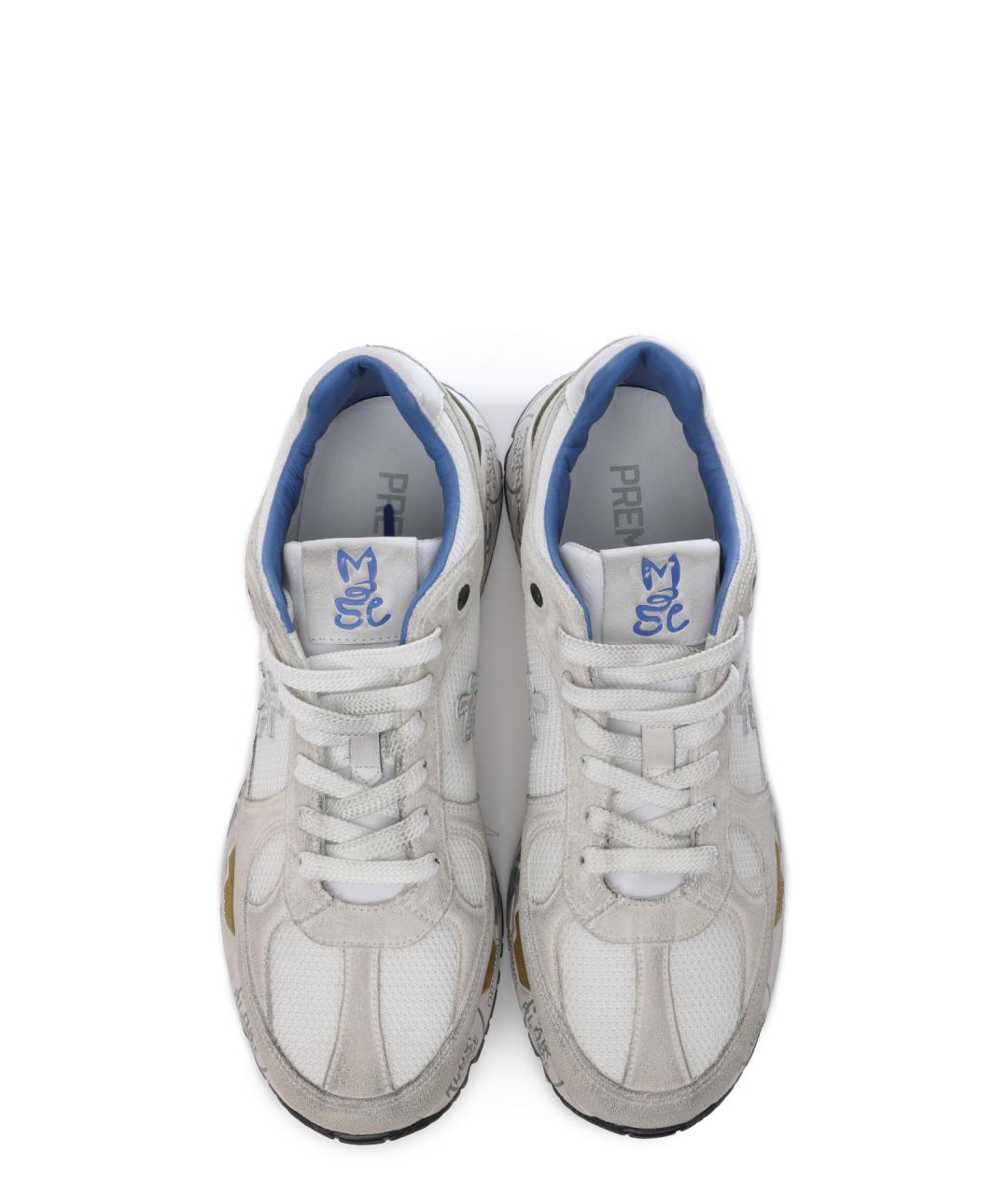 PREMIATA Серые низкие кроссовки / кеды, фото 4