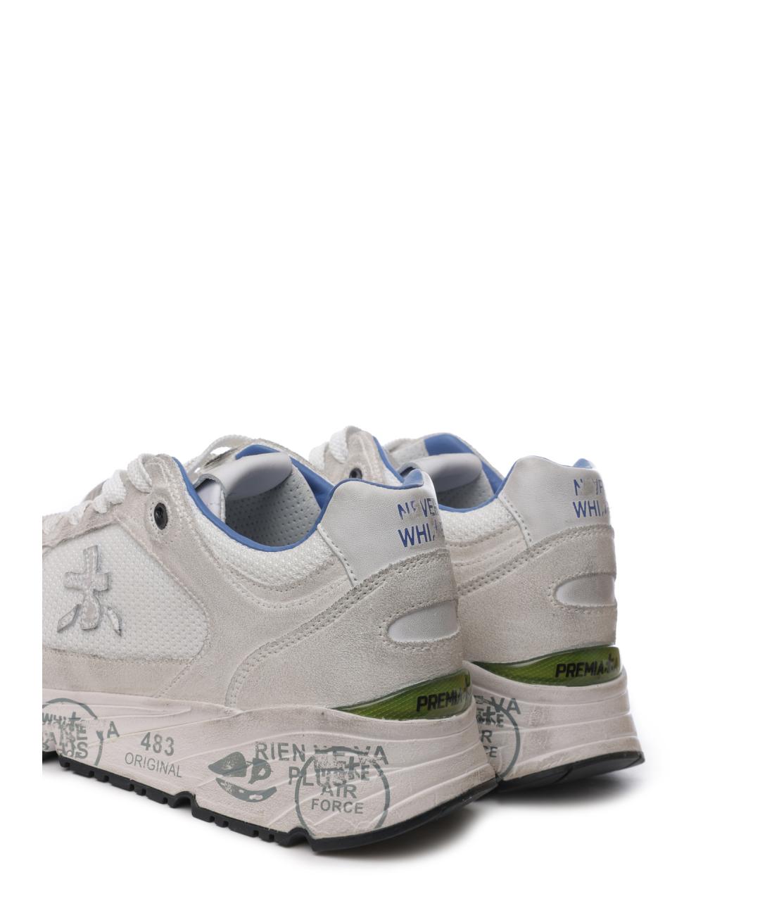 PREMIATA Серые низкие кроссовки / кеды, фото 6