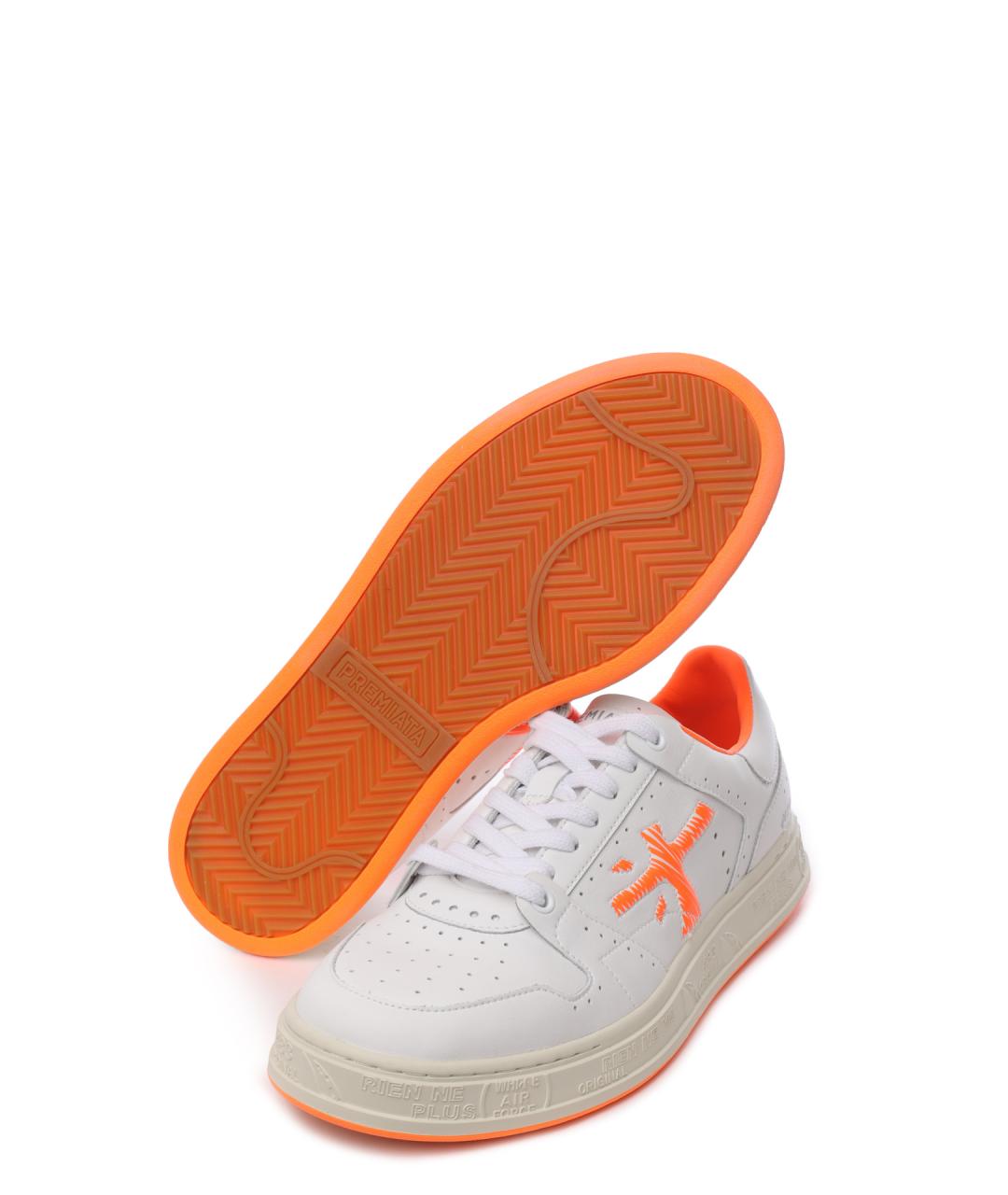 PREMIATA Белые низкие кроссовки / кеды, фото 4