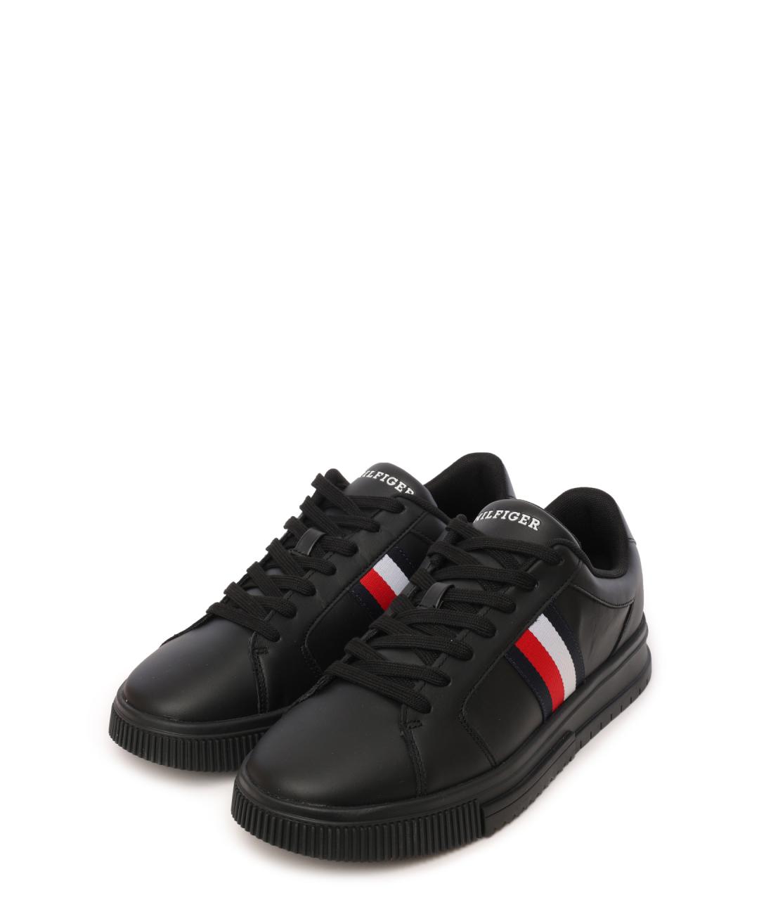 TOMMY HILFIGER Черные низкие кроссовки / кеды, фото 2