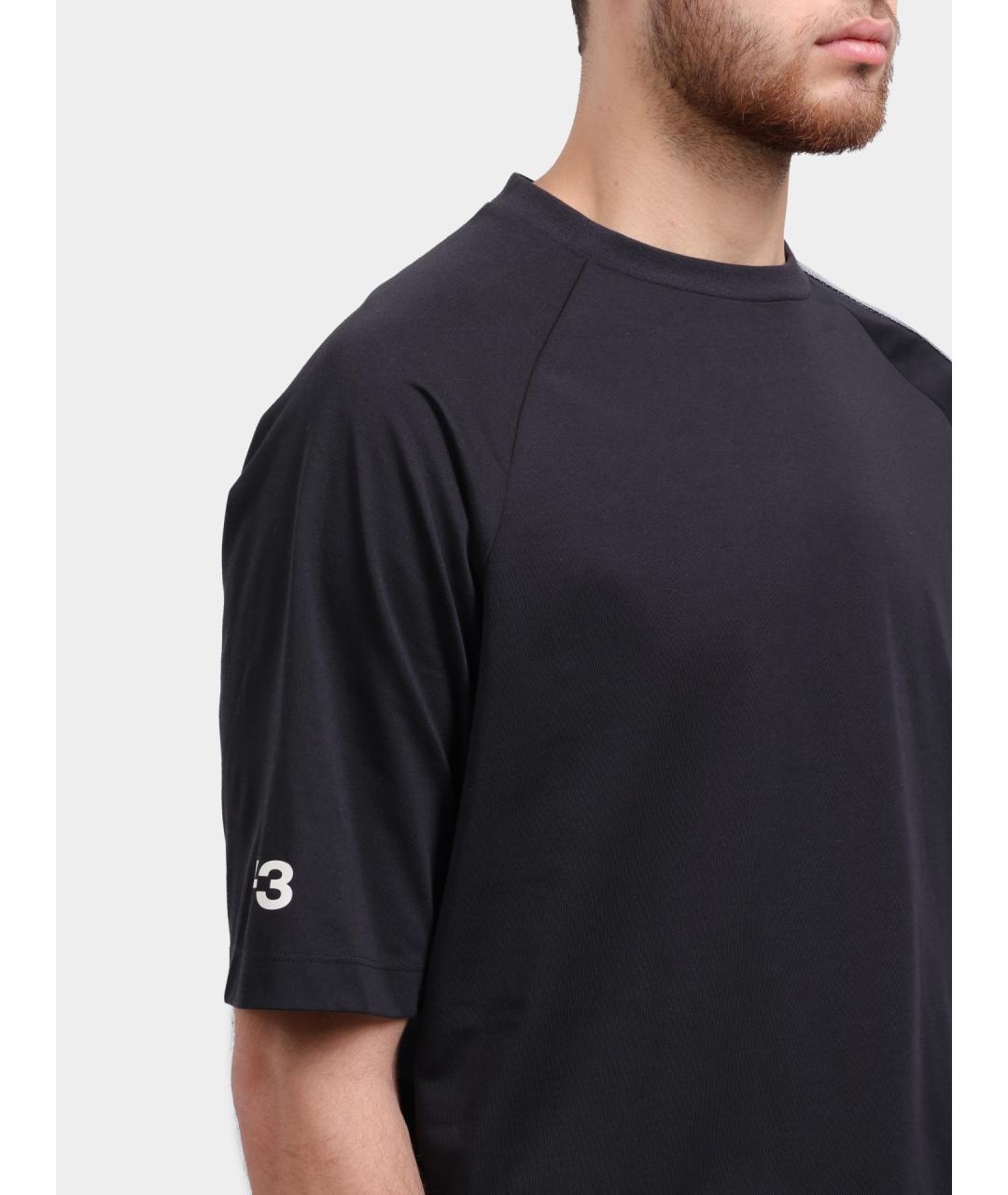 Y-3 Черная футболка, фото 4