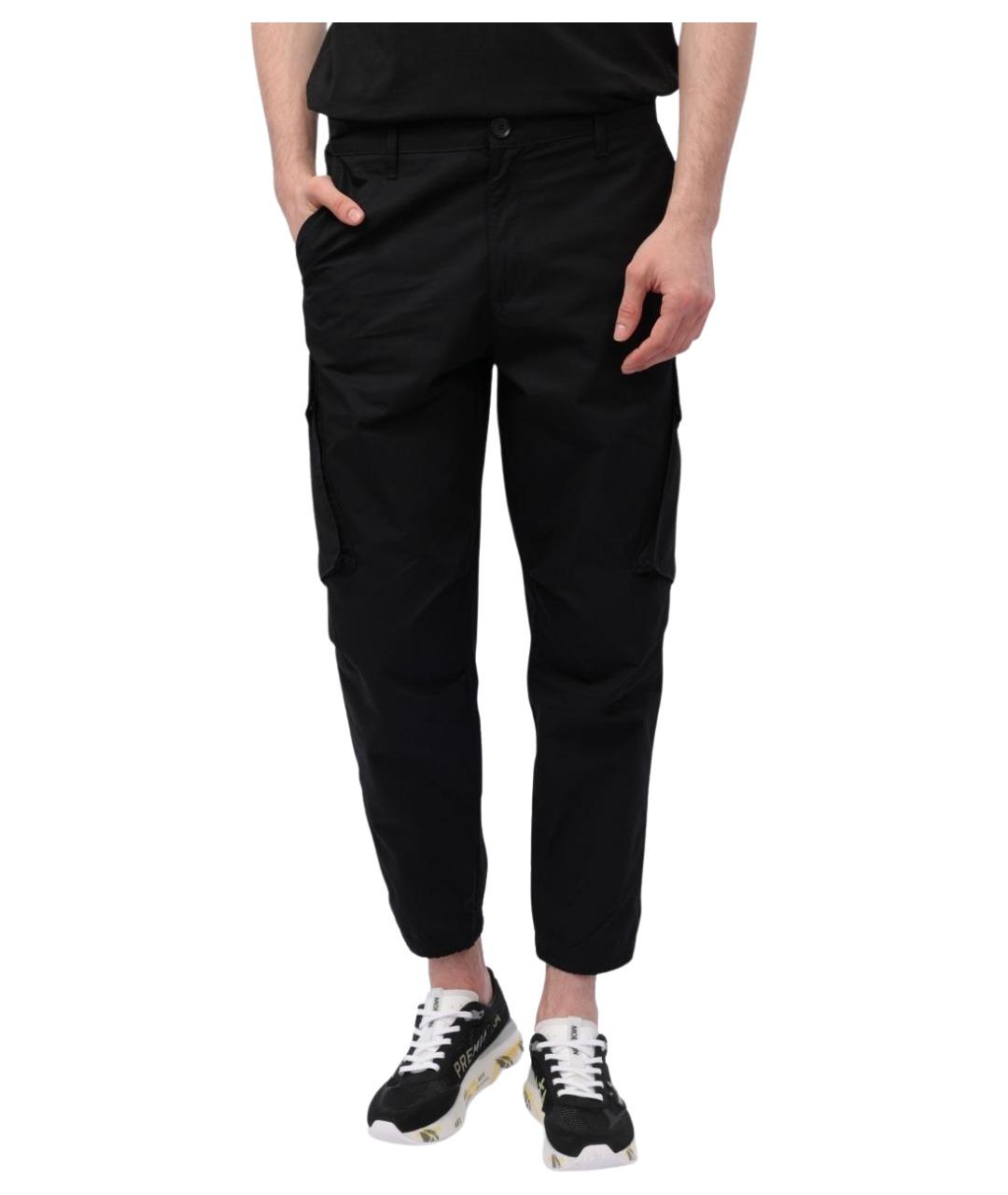 ARMANI EXCHANGE Черные повседневные брюки, фото 1
