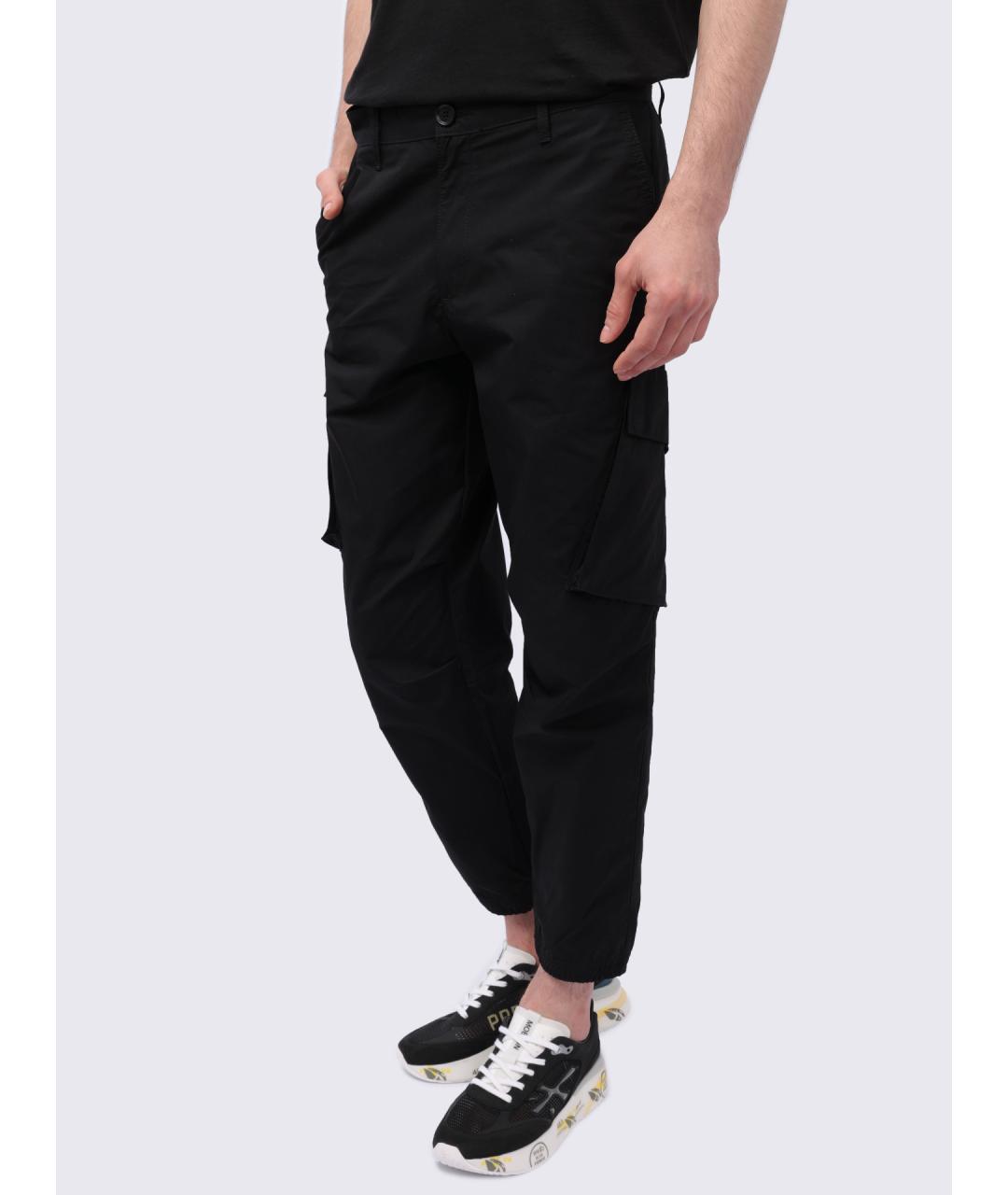 ARMANI EXCHANGE Черные повседневные брюки, фото 4