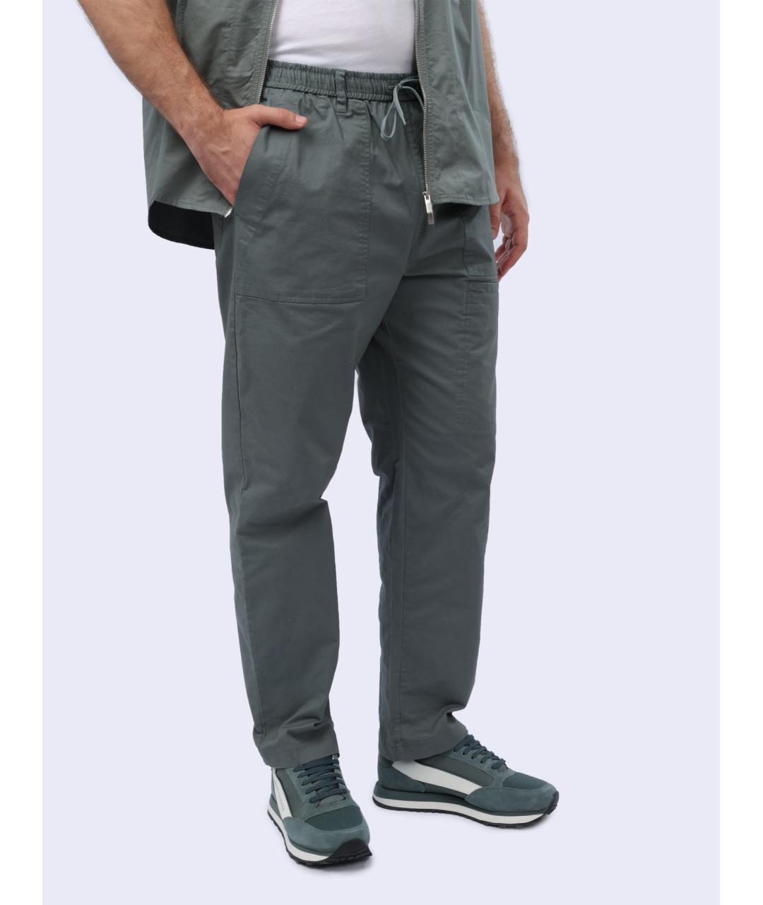 ARMANI EXCHANGE Зеленые повседневные брюки, фото 3