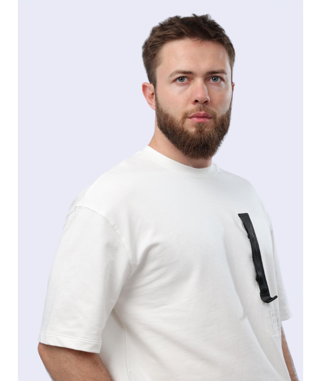 ARMANI EXCHANGE Белая футболка, фото 5