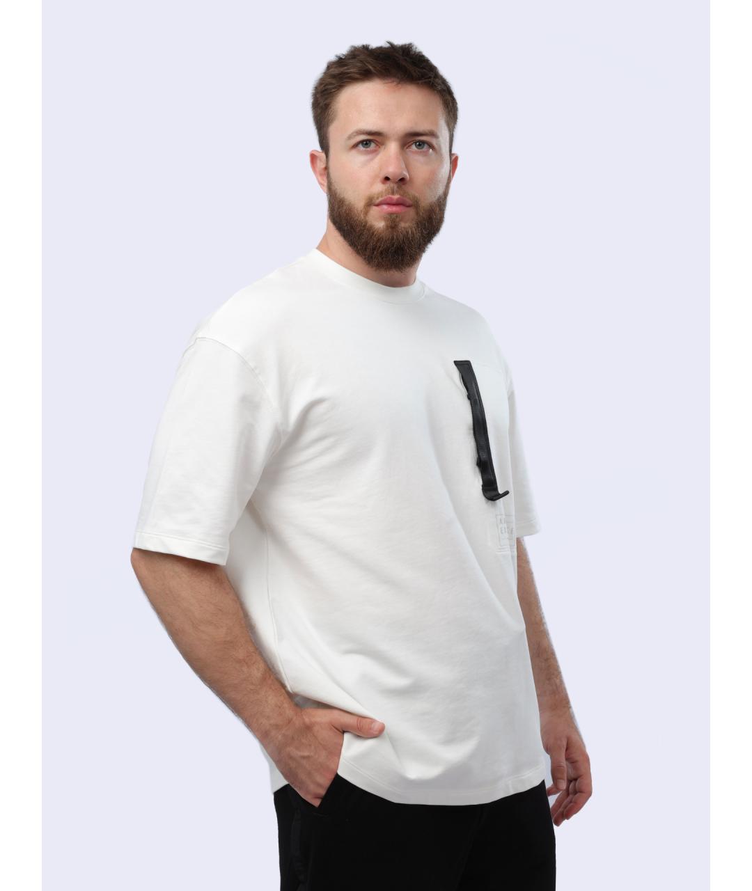 ARMANI EXCHANGE Белая футболка, фото 3