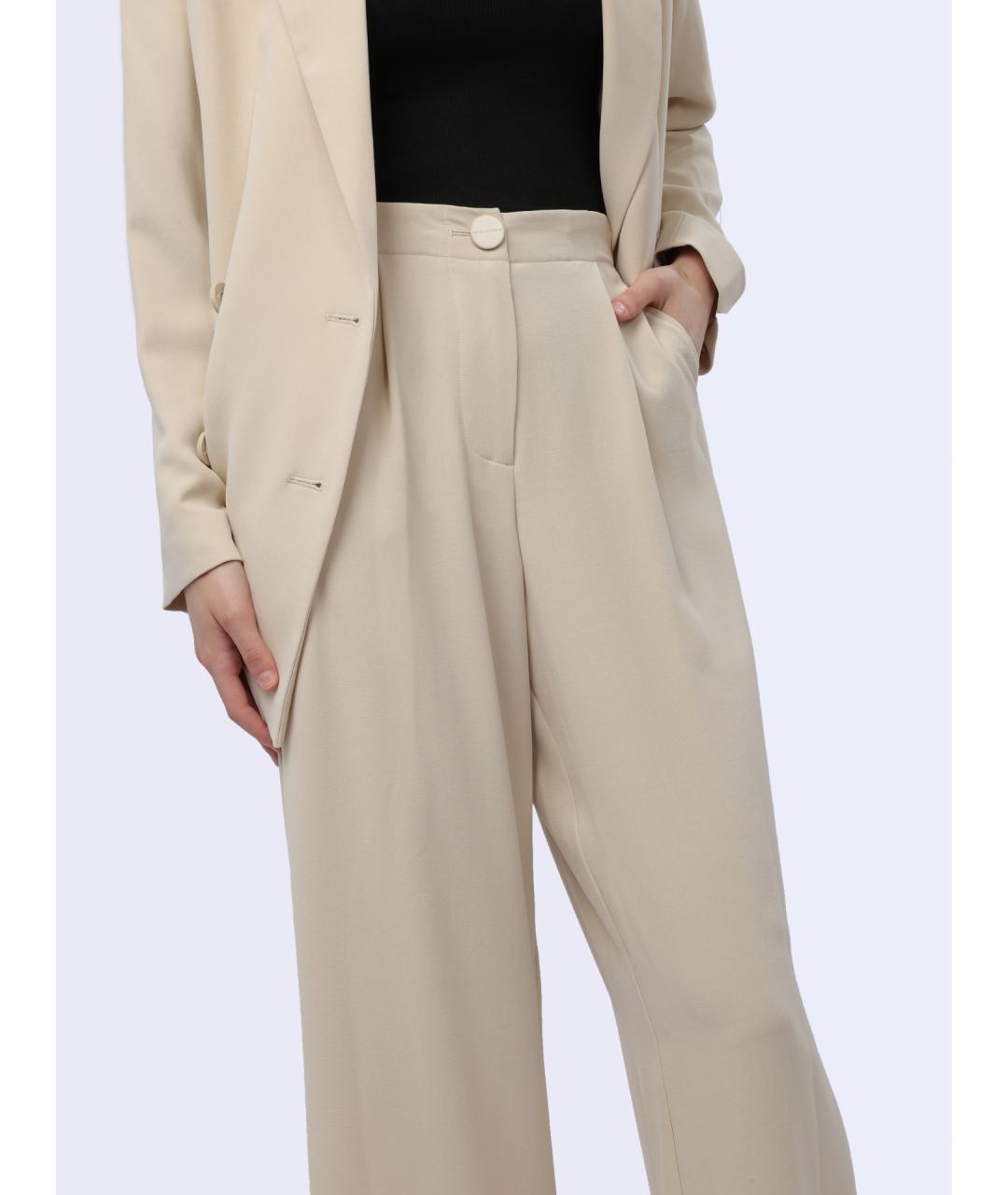 ARMANI EXCHANGE Бежевые прямые брюки, фото 5