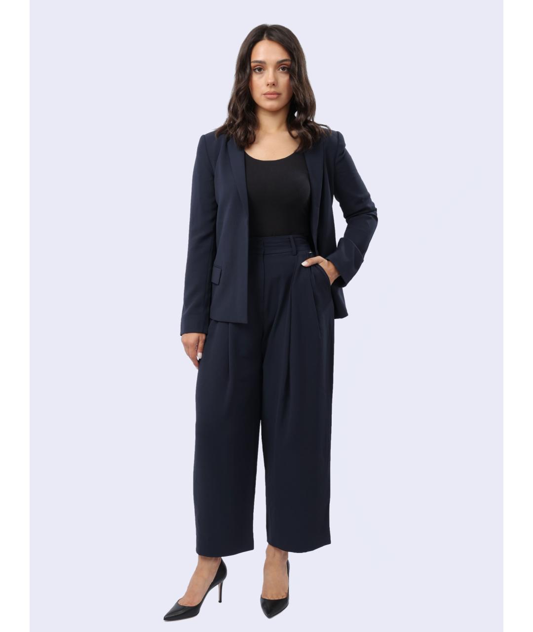 ARMANI EXCHANGE Темно-синие брюки широкие, фото 2