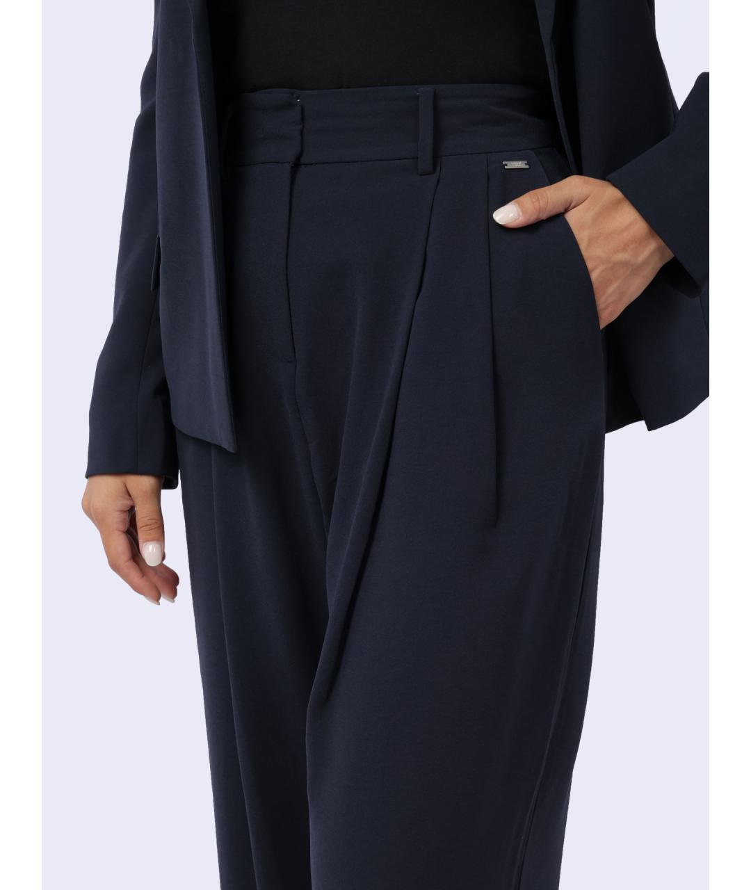 ARMANI EXCHANGE Темно-синие брюки широкие, фото 4