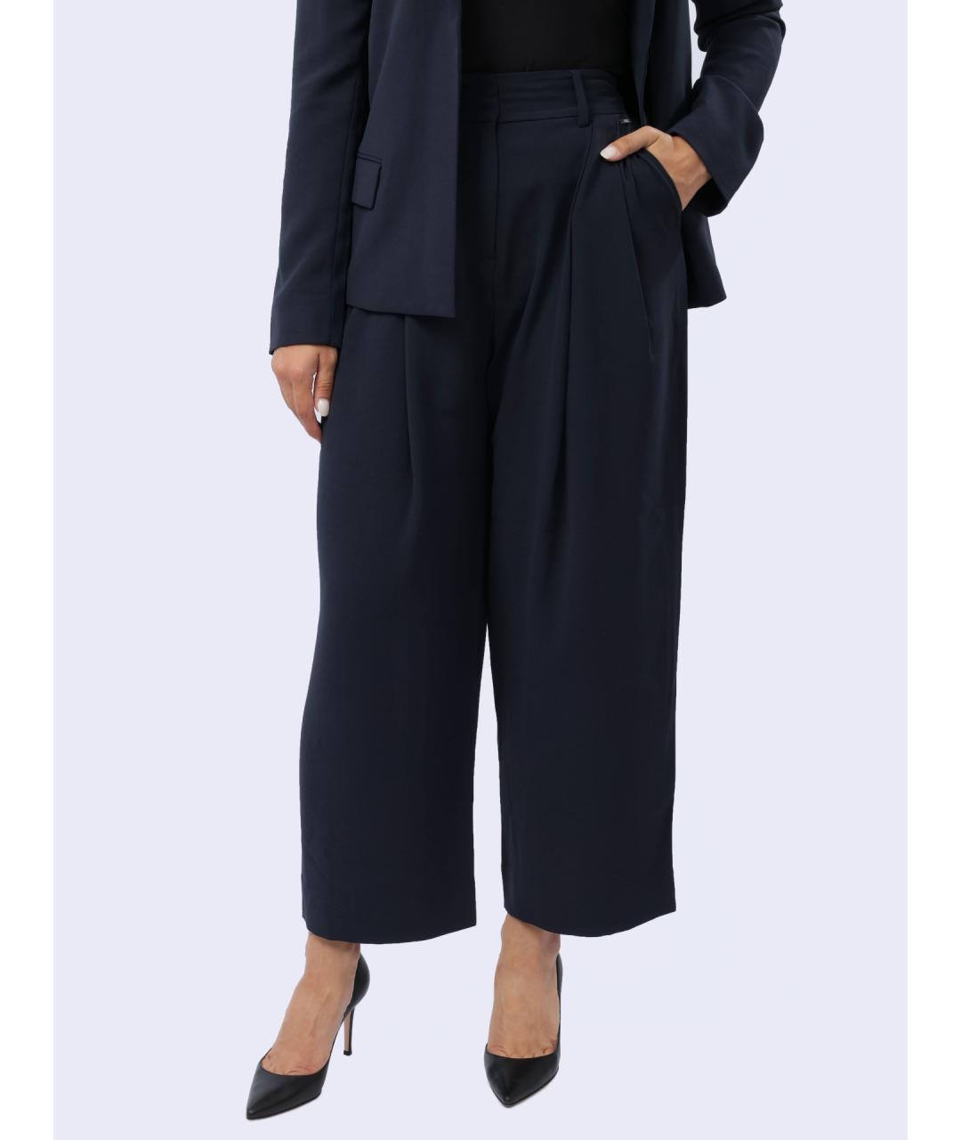 ARMANI EXCHANGE Темно-синие брюки широкие, фото 7