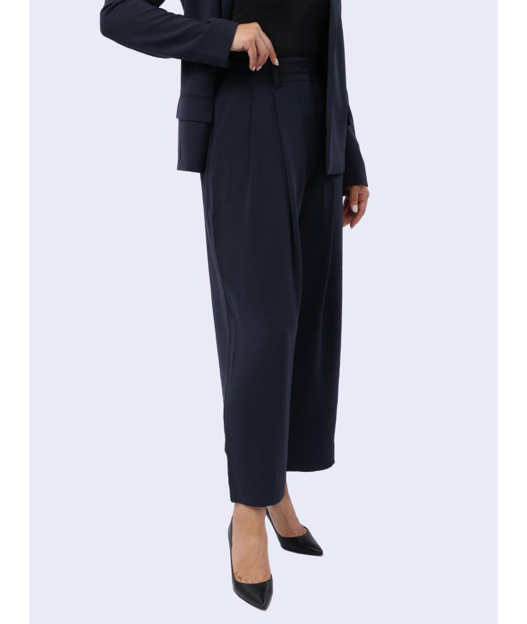 ARMANI EXCHANGE Темно-синие брюки широкие, фото 3