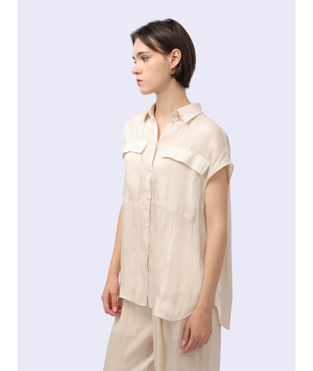 ARMANI EXCHANGE Бежевая рубашка, фото 3