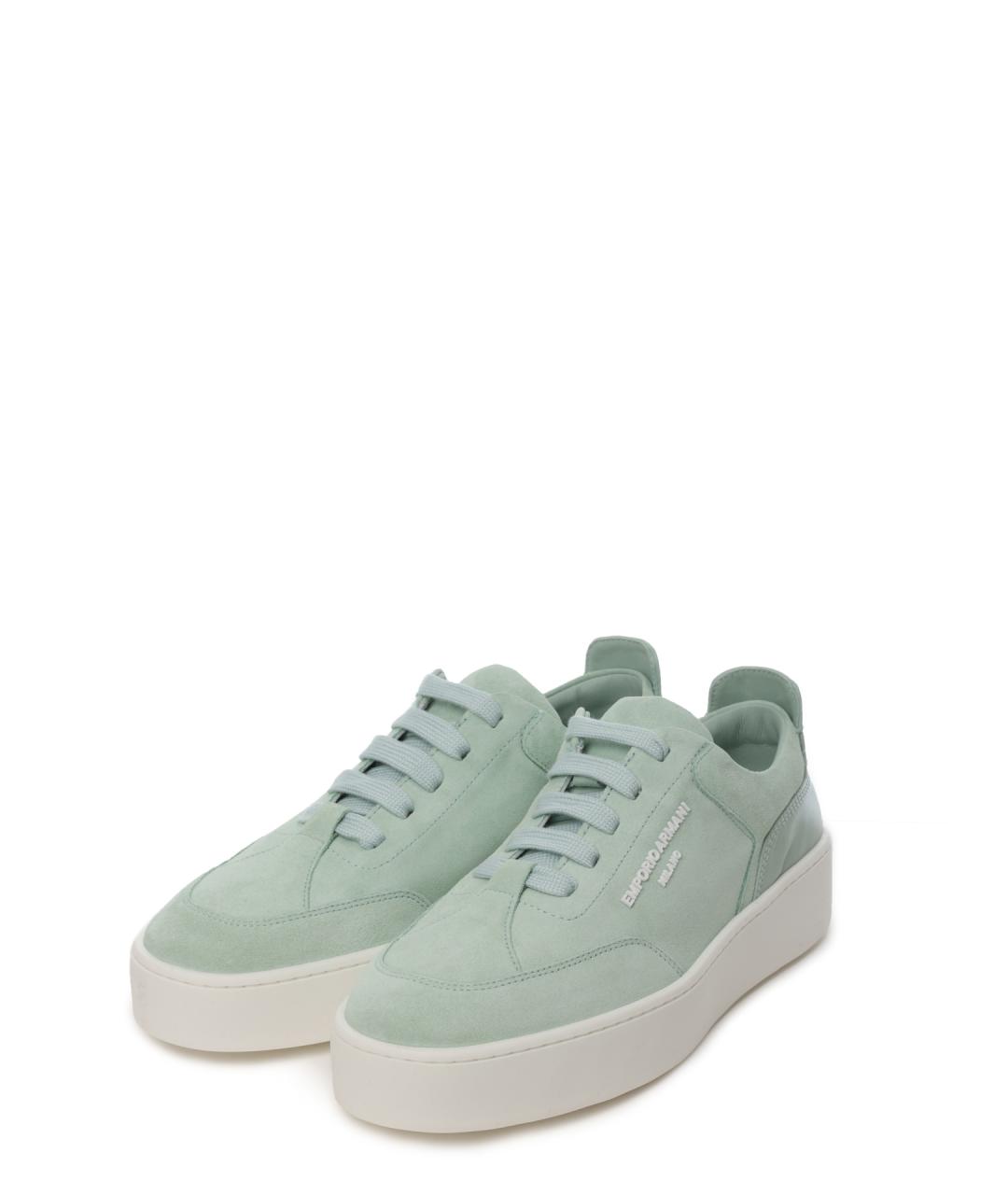 EMPORIO ARMANI Замшевые кеды, фото 2