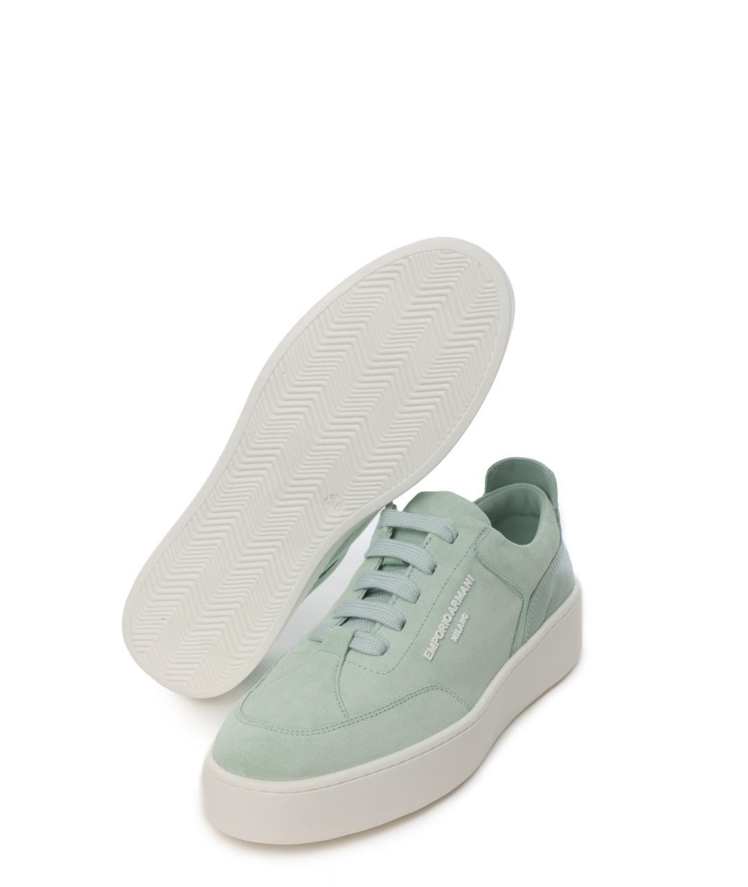 EMPORIO ARMANI Замшевые кеды, фото 4