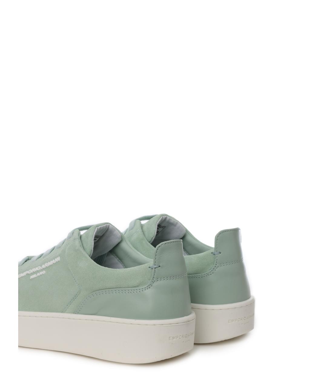 EMPORIO ARMANI Замшевые кеды, фото 6