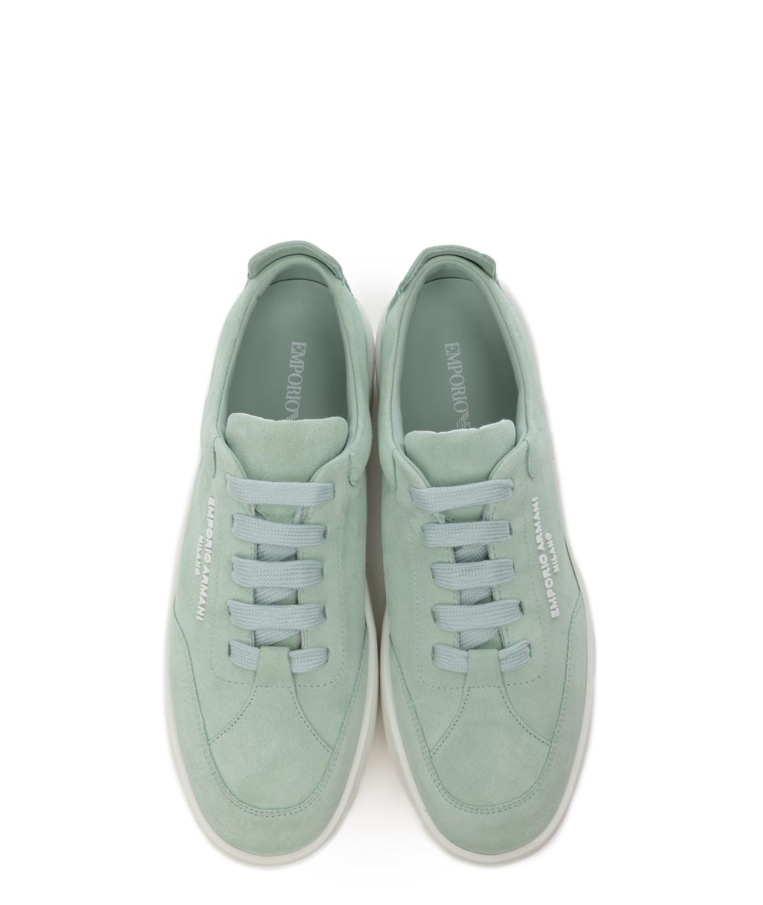 EMPORIO ARMANI Замшевые кеды, фото 5