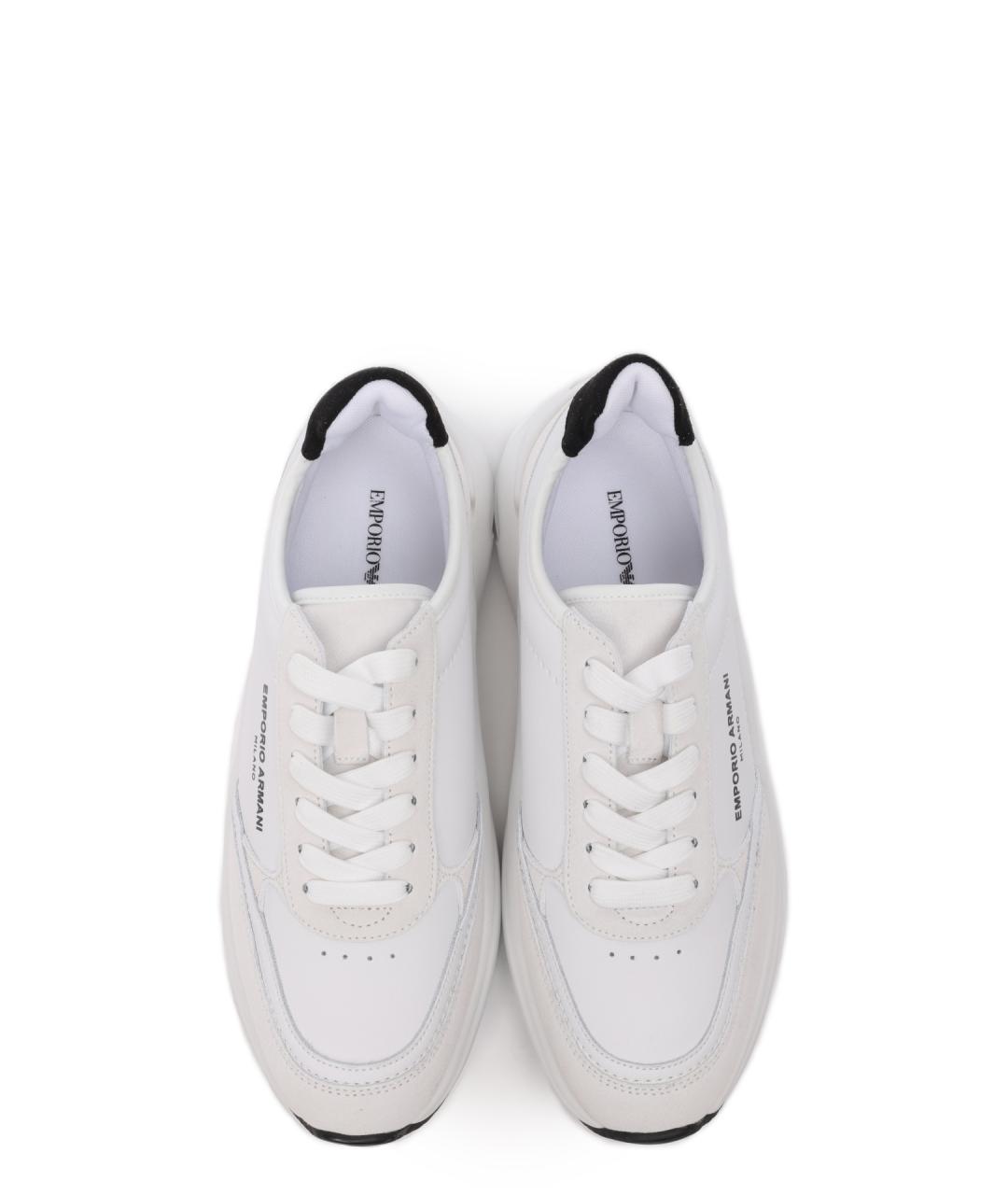 EMPORIO ARMANI Белые кроссовки, фото 5