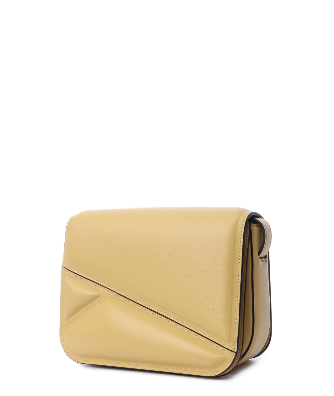 WANDLER Желтая кожаная сумка через плечо, фото 2