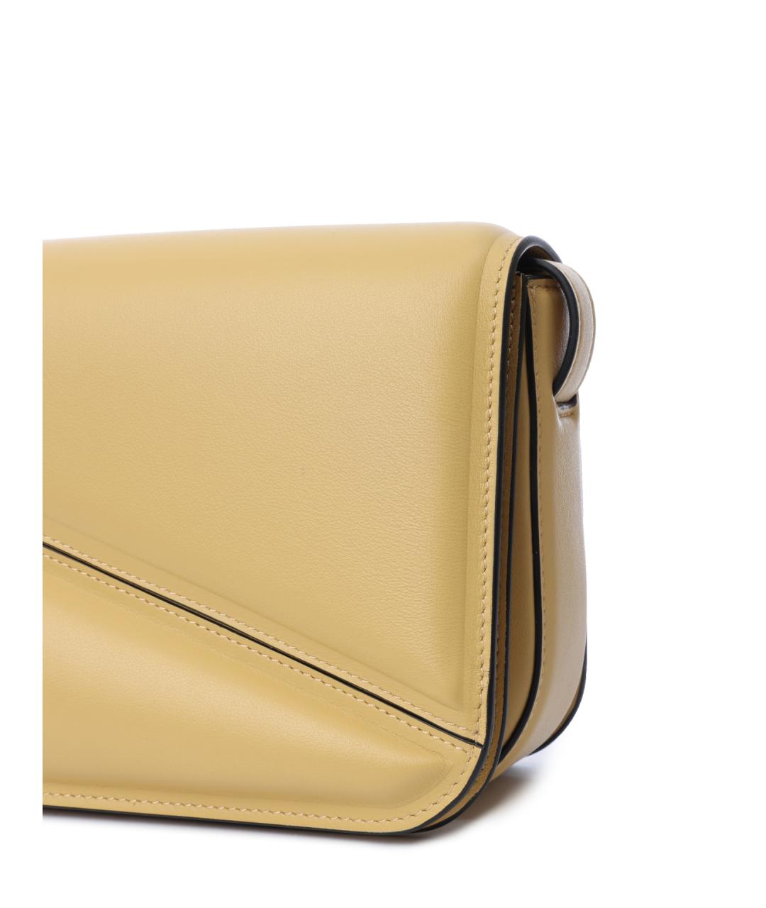 WANDLER Желтая кожаная сумка через плечо, фото 5