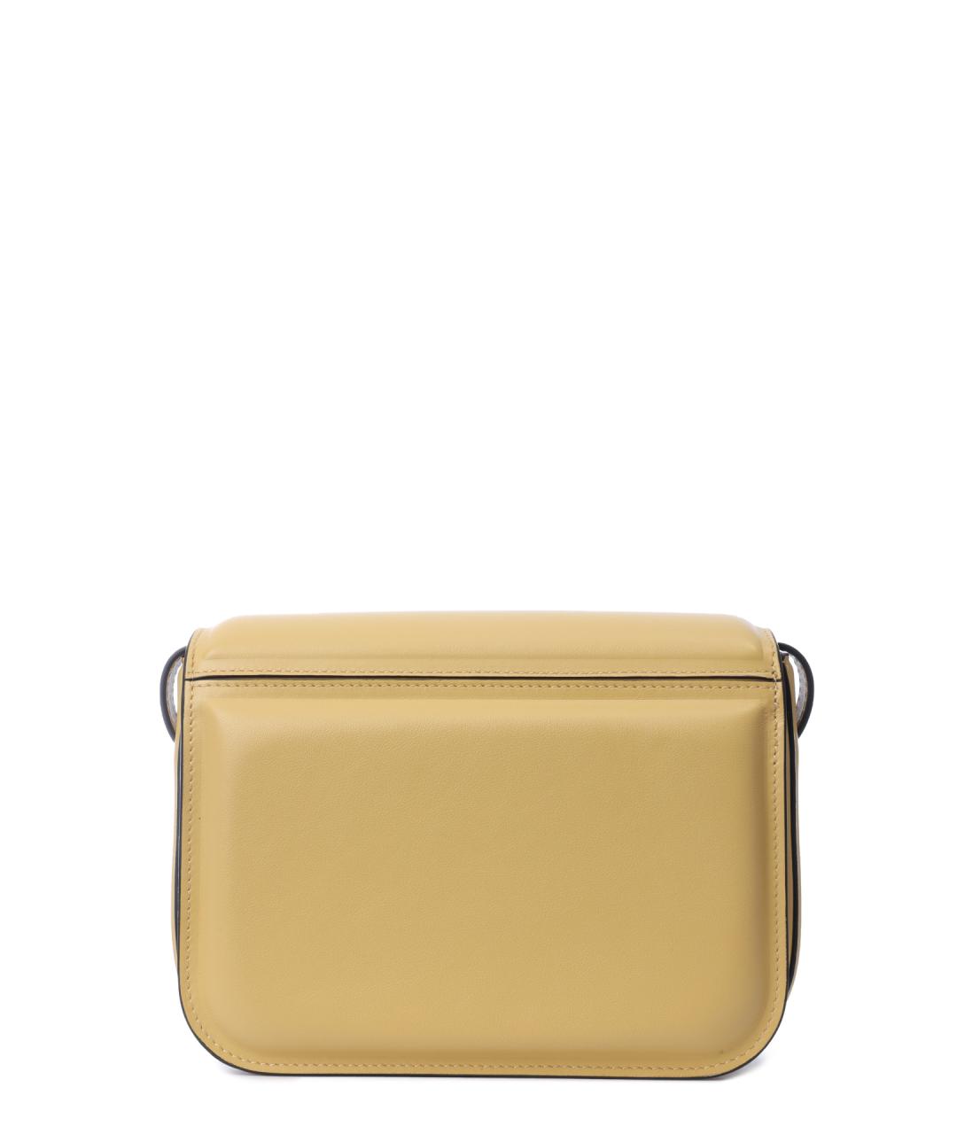 WANDLER Желтая кожаная сумка через плечо, фото 4