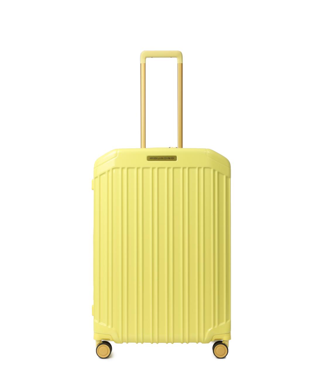 PIQUADRO Желтый чемодан, фото 1
