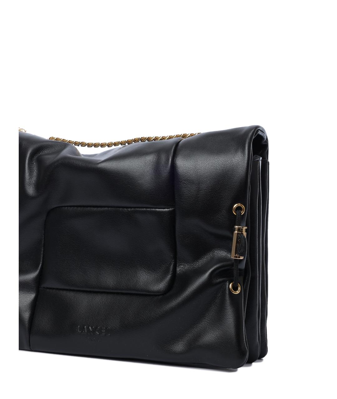 LANCEL Черная сумка через плечо, фото 6