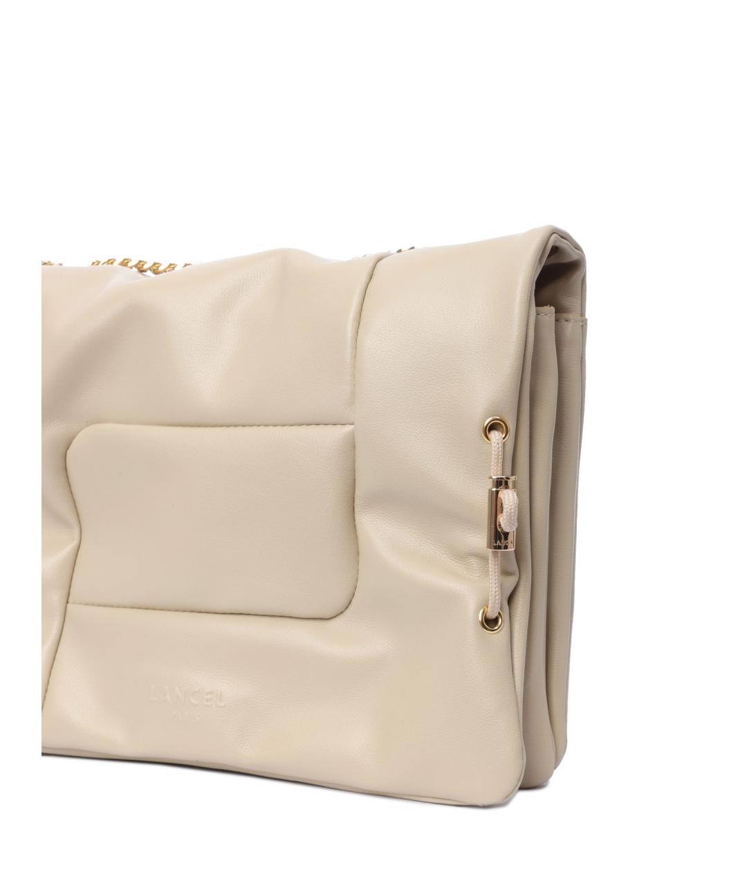 LANCEL Белая сумка через плечо, фото 6