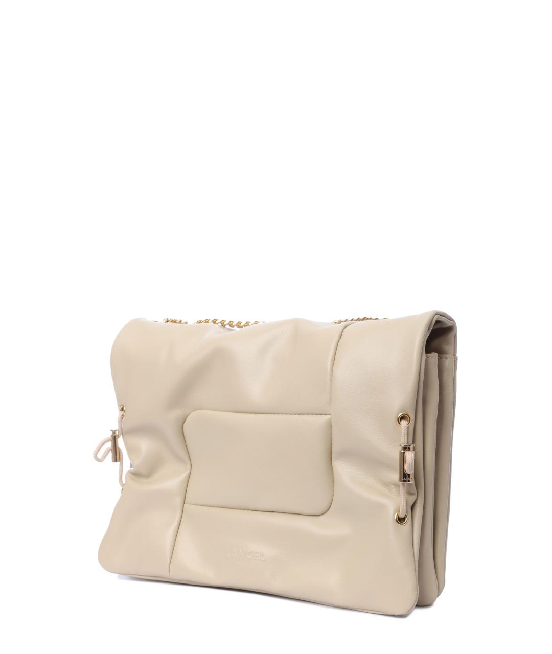 LANCEL Белая сумка через плечо, фото 3