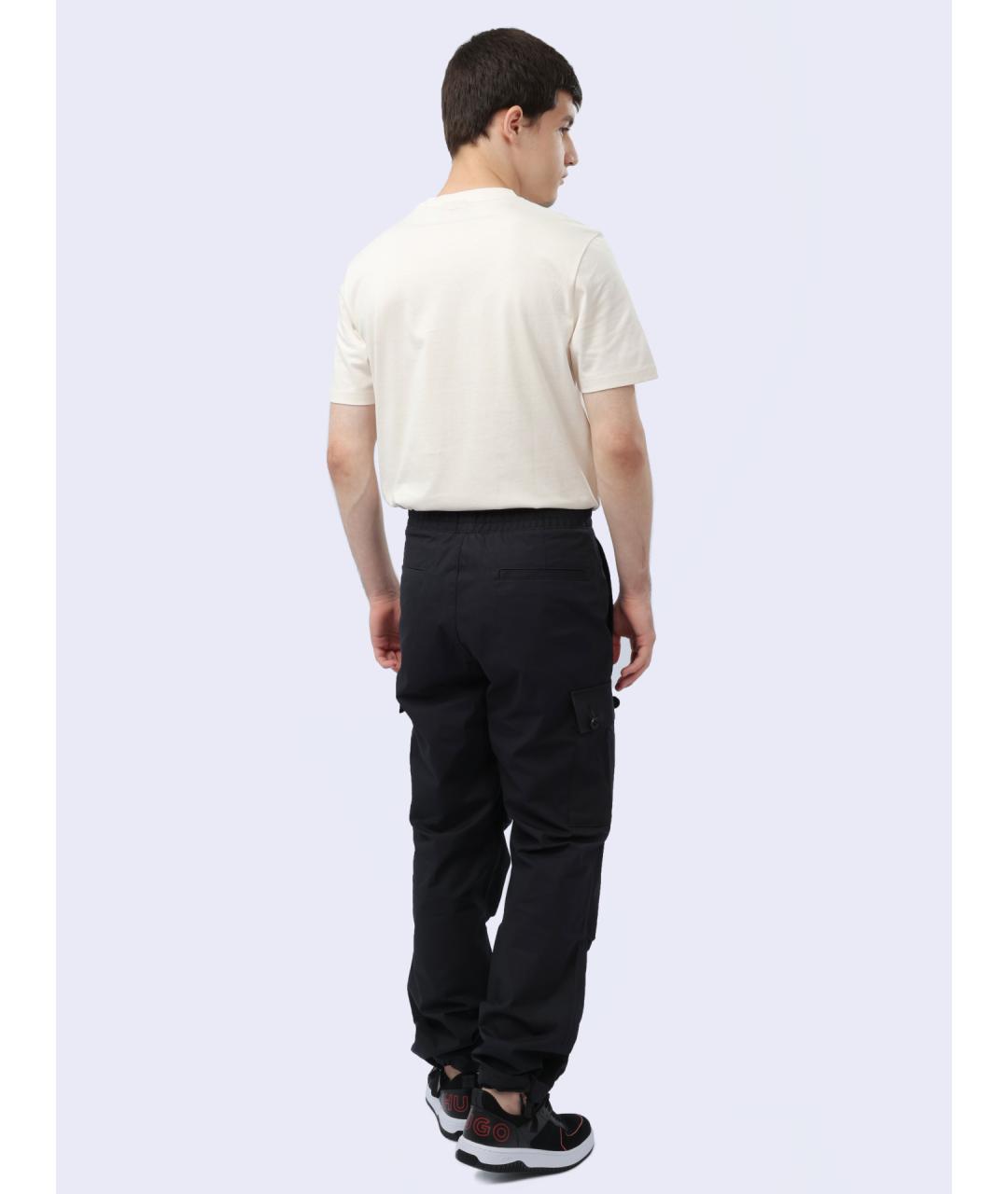 HUGO Черные повседневные брюки, фото 6