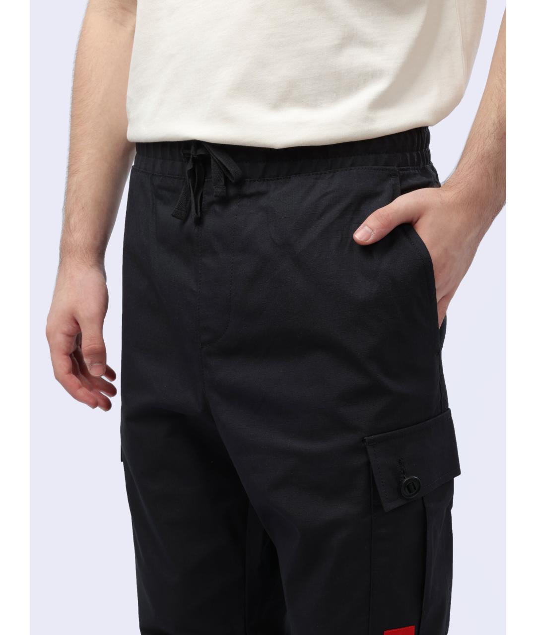 HUGO Черные повседневные брюки, фото 4