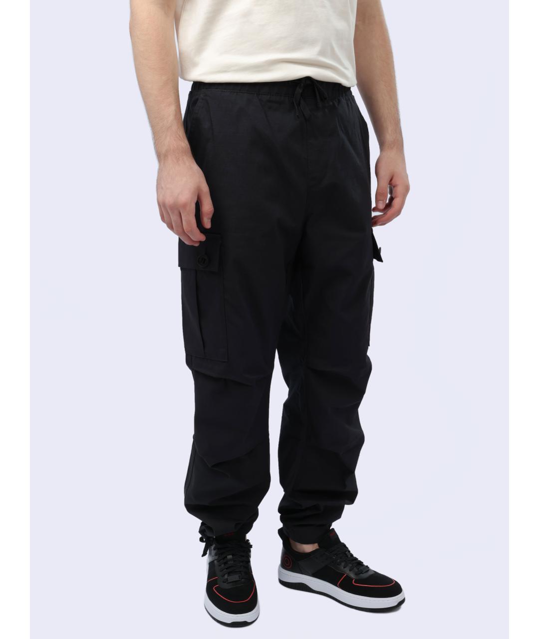 HUGO Черные повседневные брюки, фото 5