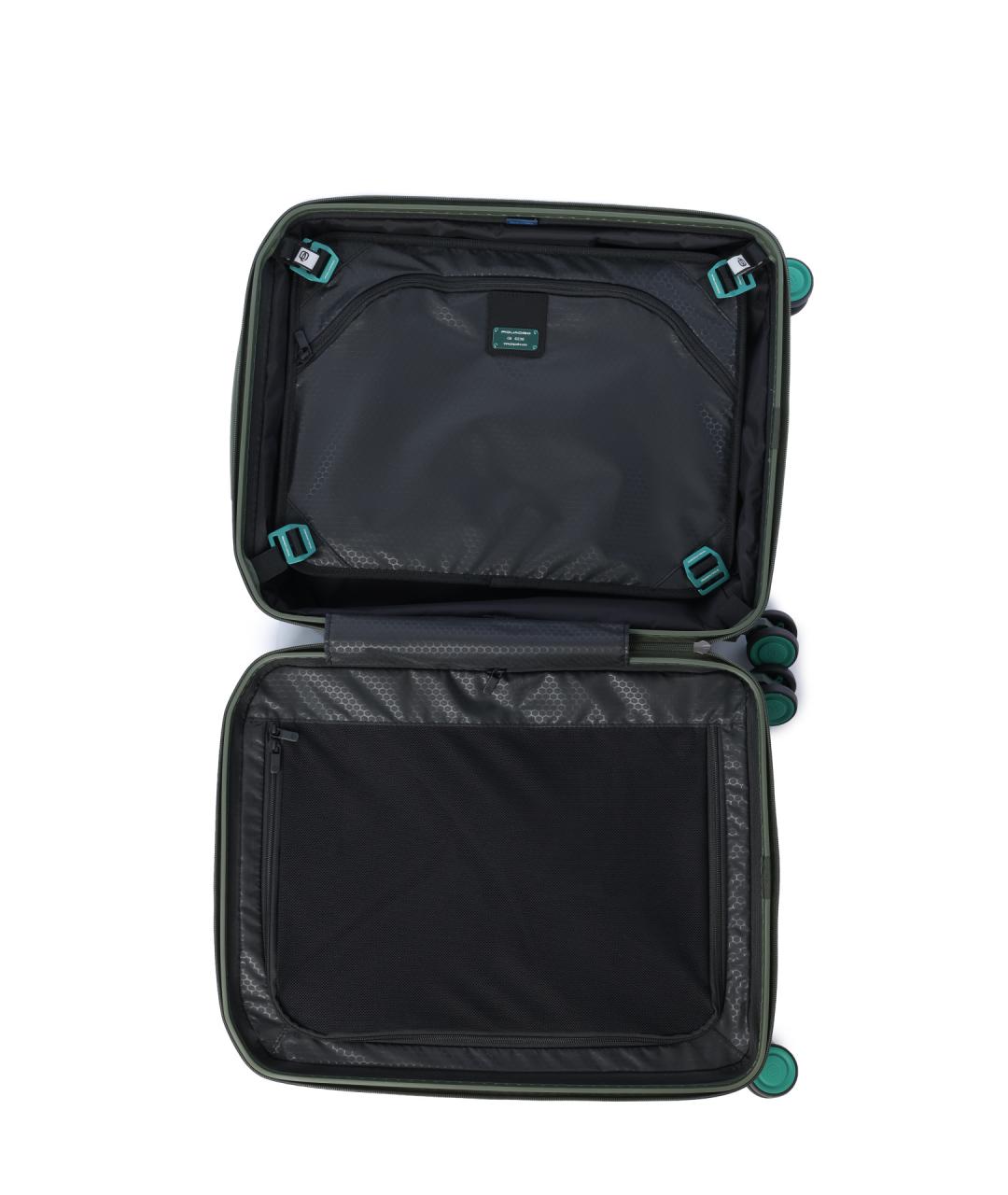 PIQUADRO Зеленый чемодан, фото 5