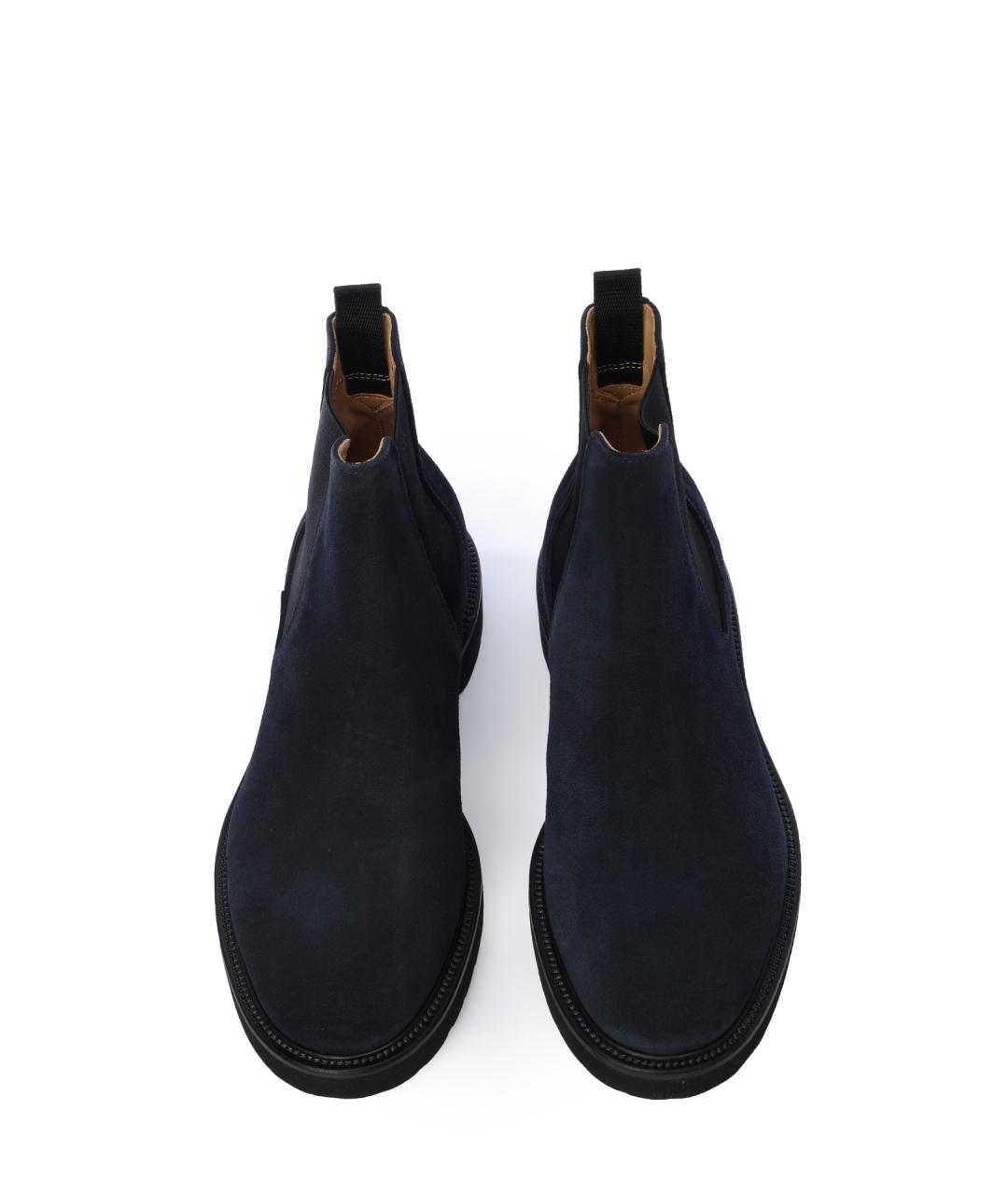 PREMIATA Темно-синие замшевые высокие ботинки, фото 5