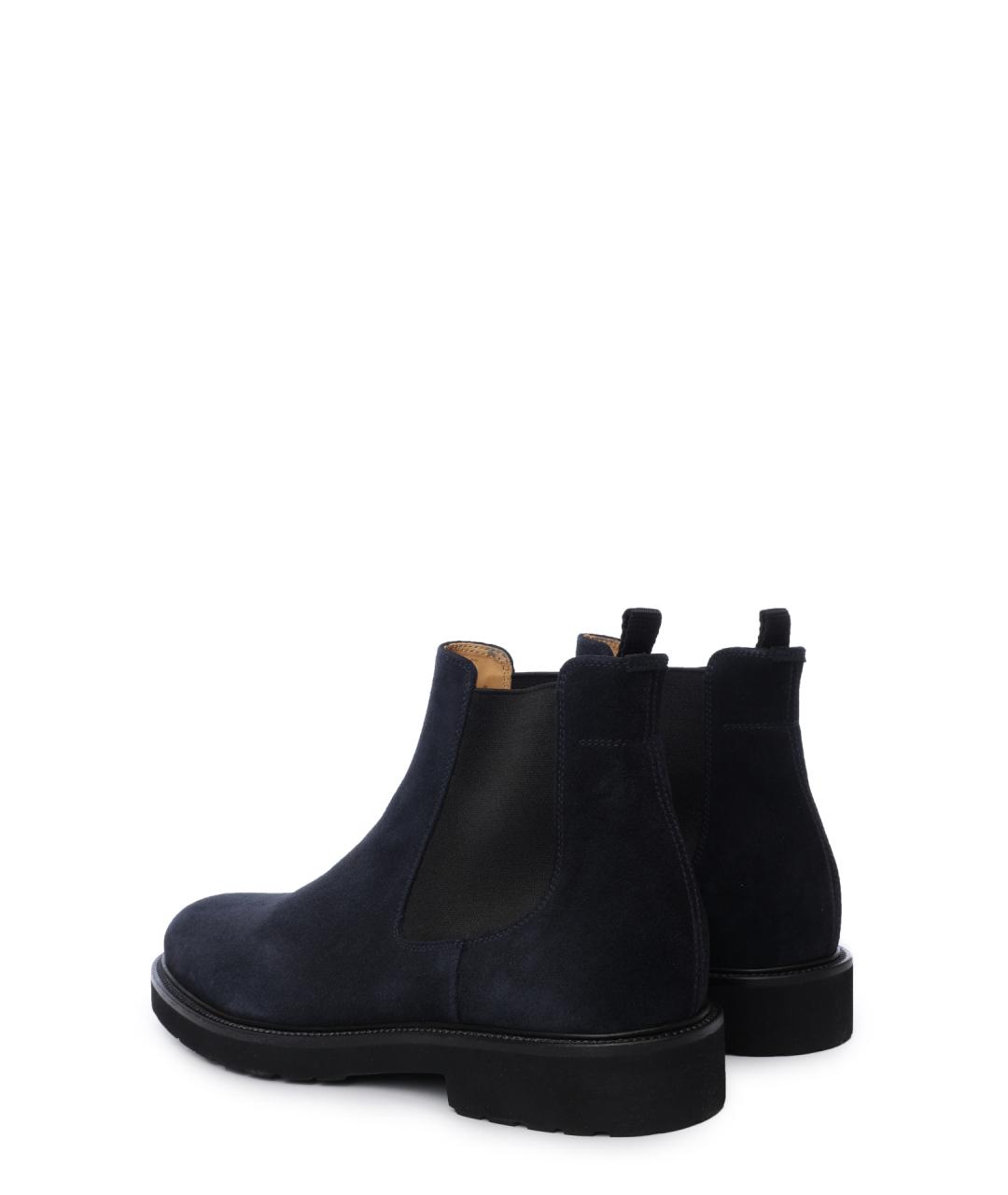 PREMIATA Темно-синие замшевые высокие ботинки, фото 3