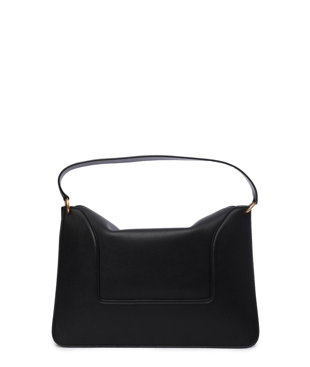 WANDLER Черная кожаная сумка через плечо, фото 3