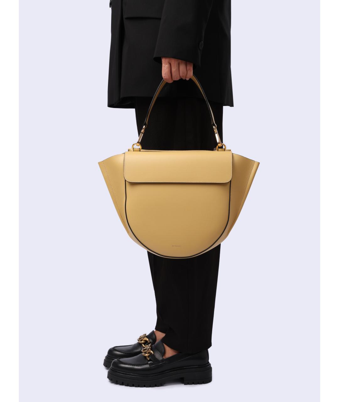 WANDLER Кожаная сумка с короткими ручками, фото 2